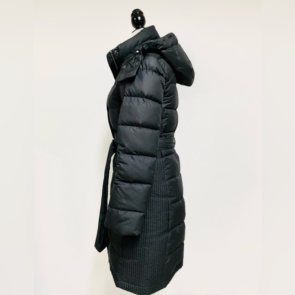 BURBERRY DOWN COAT JACKET PARKA BLACK XS - Picture 4 of 16